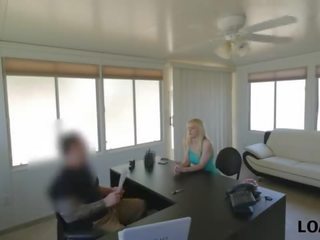 Loan4k&period; 앨리 래 tells 그녀 이다 에이 벗기는 사람 그래서 이유 loan 에이전트 도착 desiring